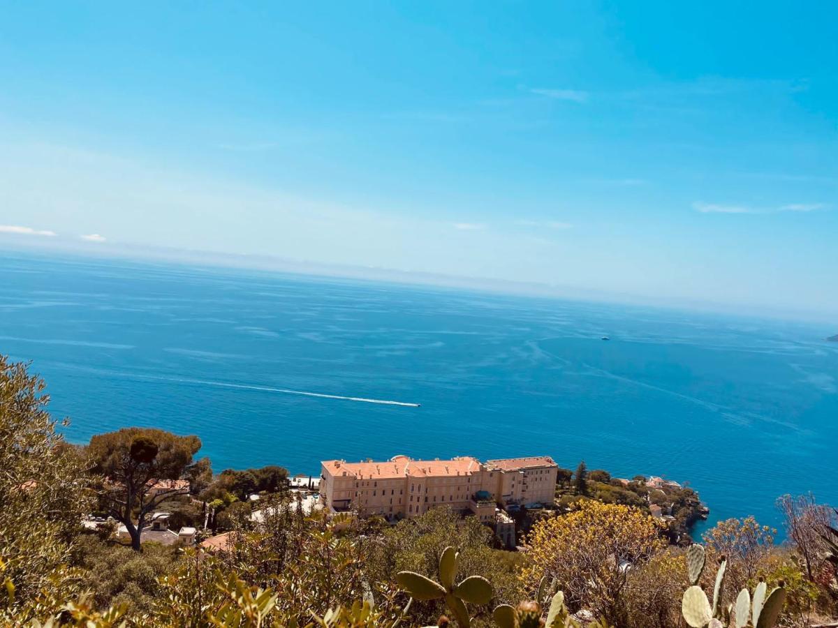 Luxueux Appartement - Vue Mer - Piscine - Free Parking - Monaco 卡普戴尔 外观 照片