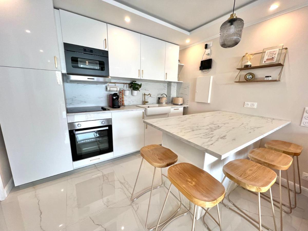 Luxueux Appartement - Vue Mer - Piscine - Free Parking - Monaco 卡普戴尔 外观 照片