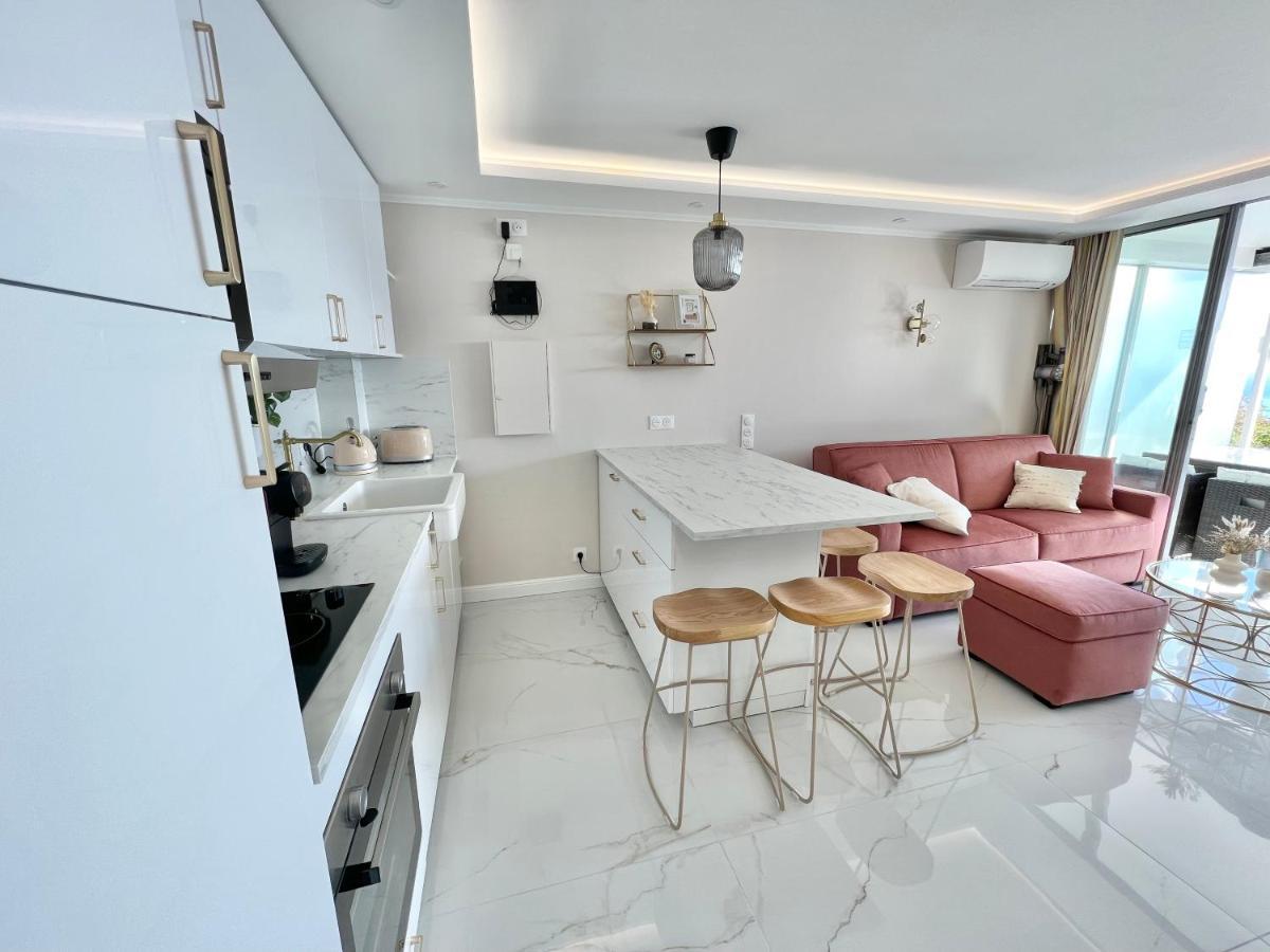 Luxueux Appartement - Vue Mer - Piscine - Free Parking - Monaco 卡普戴尔 外观 照片